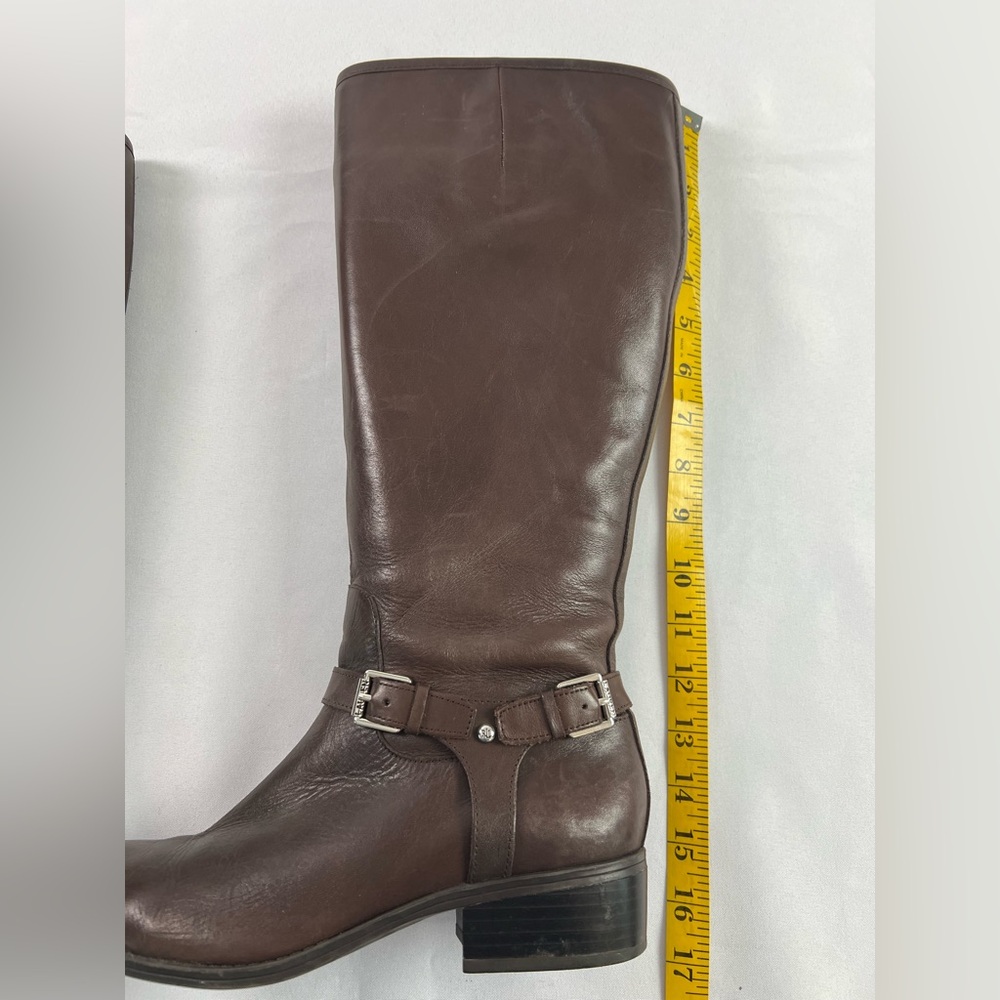 Lauren Ralph Lauren Marion Brown Leather Riding Boots - Picture 13 of 16
